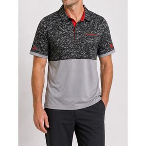 Adidas Climacool Golf Polo Gray Black XL Performance Shirt